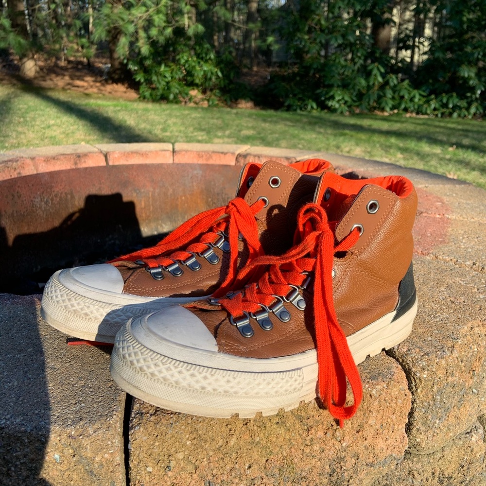 RARE Leather Converse